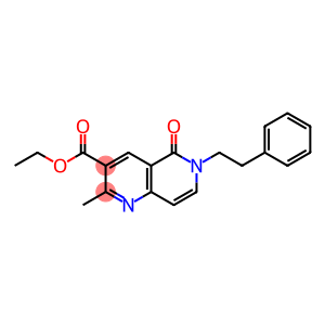 6-(Phenethyl)-2-methyl-5-oxo-5,6-dihydro-1,6-naphthyridine-3-carboxylic acid ethyl ester