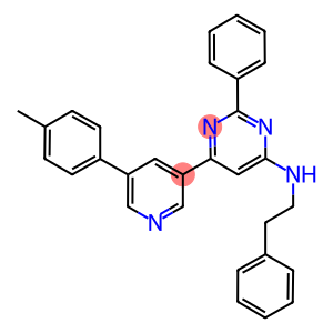 PHENETHYL-[2-PHENYL-6-(5-P-TOLYL-PYRIDIN-3-YL)-PYRIMIDIN-4-YL]-AMINE