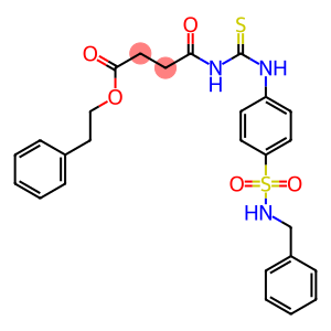 phenethyl 4-[({4-[(benzylamino)sulfonyl]anilino}carbothioyl)amino]-4-oxobutanoate