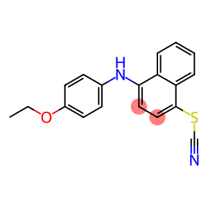 4-(P-ETHOXYANILINO)-1-NAPHTHYLTHIOCYANATE