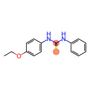 1-(P-ETHOXYPHENYL)-3-PHENYL-2-THIOUREA