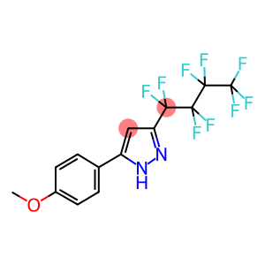 3-PERFLUOROBUTYL-5-(4-METHOXYPHENYL)PYRAZOLE