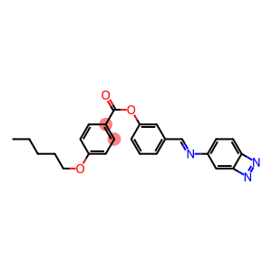 4-(Pentyloxy)benzoic acid 3-[(azobenzen-4-yl)iminomethyl]phenyl ester