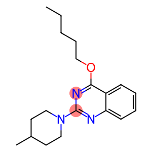 4-Pentyloxy-2-(4-methyl-1-piperidinyl)quinazoline