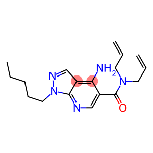 1-Pentyl-4-amino-N,N-di(2-propenyl)-1H-pyrazolo[3,4-b]pyridine-5-carboxamide