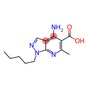 1-Pentyl-4-amino-6-methyl-1H-pyrazolo[3,4-b]pyridine-5-carboxylic acid