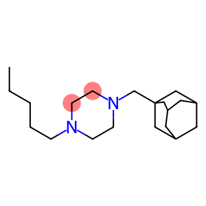 1-Pentyl-4-(1-adamantylmethyl)piperazine