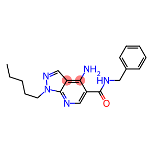 1-Pentyl-4-amino-N-benzyl-1H-pyrazolo[3,4-b]pyridine-5-carboxamide