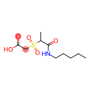 2-{[1-(pentylcarbamoyl)ethane]sulfonyl}acetic acid