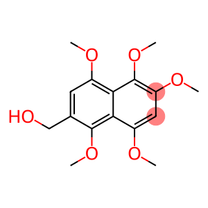 1,2,4,5,8-Pentamethoxy-6-(hydroxymethyl)naphthalene