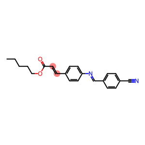 P-(4-CYANOBENZALAMINO)CINNAMIC ACID AMYL ESTER