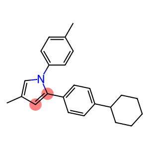 2-(p-Cyclohexylphenyl)-4-methyl-1-(p-tolyl)-1H-pyrrole