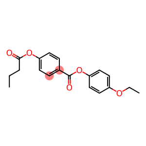 p-Butanoyloxybenzoic acid p-ethoxyphenyl ester