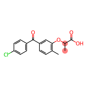 2-[5-(p-Chlorobenzoyl)-o-tolyloxy]propionic acid