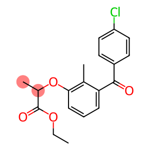 2-[3-(p-Chlorobenzoyl)-o-tolyloxy]propionic acid ethyl ester