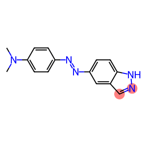 5-(PARA-DIMETHYLAMINOPHENYLAZO)-INDAZOLE