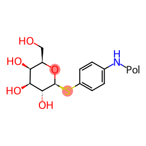 P-AMINOPHENYL BETA-D-THIOGALACTOPYRANOSIDE RESIN