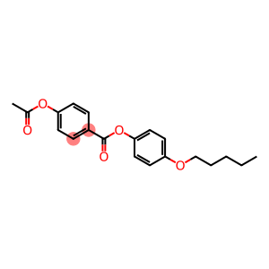 p-Acetyloxybenzoic acid p-(pentyloxy)phenyl ester