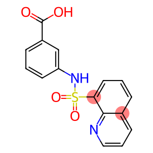 3-(8-QUINOLYLSULFONAMIDO)BENZOIC ACID