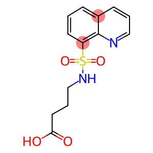 4-[(QUINOLIN-8-YLSULFONYL)AMINO]BUTANOIC ACID