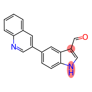 5-(3-QUINOLINYL)-1H-INDOLE-3-CARBALDEHYDE