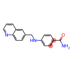 4-[(quinolin-6-ylmethyl)amino]benzamide