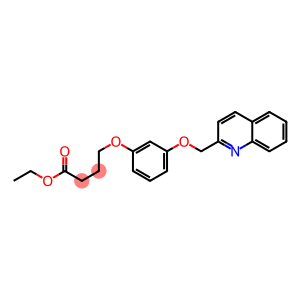 4-[3-(2-Quinolylmethoxy)phenoxy]butyric acid ethyl ester