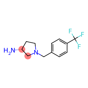 (3R)-1-[4-(trifluoromethyl)benzyl]pyrrolidin-3-amine