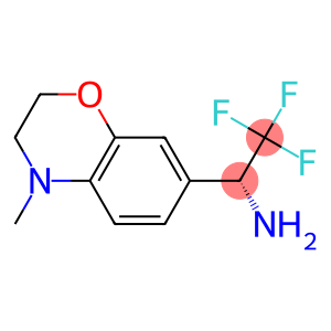 (1R)-2,2,2-TRIFLUORO-1-(4-METHYL(2H,3H-BENZO[E]1,4-OXAZIN-7-YL))ETHYLAMINE