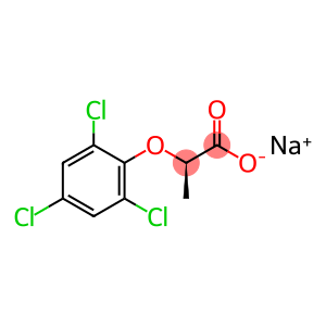 [R,(+)]-2-(2,4,6-Trichlorophenoxy)propionic acid sodium salt