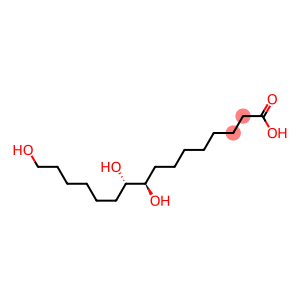 (9R,10S)-9,10,16-trihydroxyhexadecanoic acid