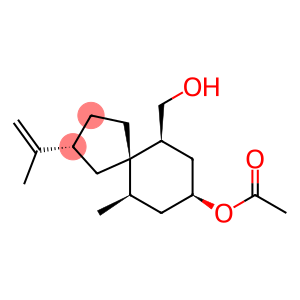 (2R,5S,6S,8S,10R)-8-Acetyloxy-10-methyl-2-(1-methylethenyl)spiro[4.5]decane-6-methanol