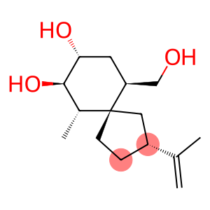 (2R,5S,6S,7R,8R,10R)-7,8-Dihydroxy-6-methyl-2-(1-methylethenyl)spiro[4.5]decane-10-methanol