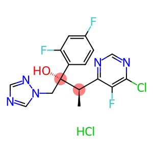 (2R,3S/2S,3R)-3-(4-chloro-5-fluoropyrimidin-6-yl)-2-(2,4-difluorophenyl)-1-(1H-1,2,4-triazol-1-yl)butan-2-ol Hydrochloride