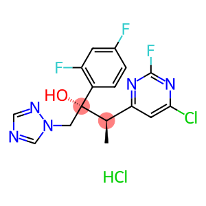 (2R,3S/2S,3R)-3-(4-CHLORO-FLUOROPYRIMIDINE-6-YL)-2-(2,4-DIFLUOROPHENYL)-1-(1H-1,2,4-TRIAZOLE-1-YL)BUTYL-2-ALCOHOL HYDROCHLORIDE