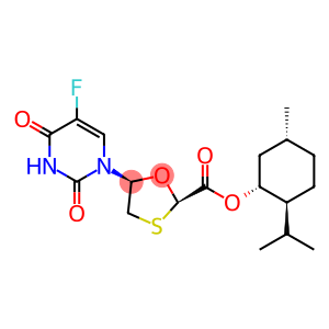 (2R,5S)-((1R,2S,5R)-2-Isopropyl-5-methylcyclohexyl)-5-(5-fluoro -2,4-dioxo-3,4-dihydropyrimidin-1(2H)-yl)-1,3-oxathiolate-13C,15N2