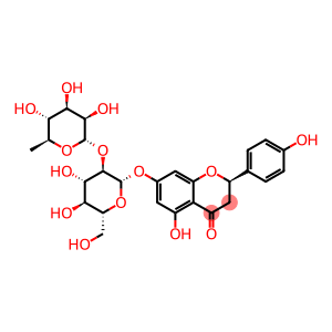 (R)-7-[(2S,3R,4S,5S,6R)-4,5-DIHYDROXY-6-HYDROXYMETHYL-3-((2S,3R,4R,5R,6S)-3,4,5-TRIHYDROXY-6-METHYL-TETRAHYDRO-PYRAN-2-YLOXY)-TETRAHYDRO-PYRAN-2-YLOXY]-5-HYDROXY-2-(4-HYDROXY-PHENYL)-CHROMAN-4-ONE