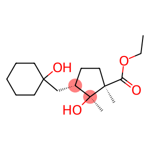 (1R,2S,3S)-2-Hydroxy-3-[(1-hydroxycyclohexyl)methyl]-1,2-dimethylcyclopentane-1-carboxylic acid ethyl ester