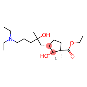 (1R,2S,3S)-2-Hydroxy-3-[5-(diethylamino)-2-hydroxy-2-methylpentyl]-1,2-dimethylcyclopentane-1-carboxylic acid ethyl ester