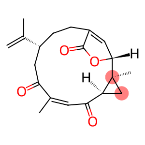 (1R,2S,4R,10R)-2,7-Dimethyl-10-(1-methylethenyl)-15-oxatricyclo[11.2.1.02,4]hexadeca-6,13(16)-diene-5,8,14-trione