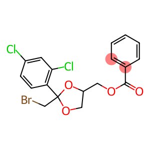 (2RS,4RS)-2-(BROMOMETHYL)-2-(2,4-DICHLOROPHENYL)-1,3-DIOXOLANE-4-METHANOL BENZOATE ESTER