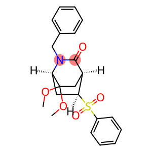 (1R,4S,5S)-2-Benzyl-7,7-dimethoxy-5-(phenylsulfonyl)-2-azabicyclo[2.2.2]octan-3-one