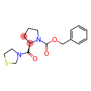 (2R)-2-[(Thiazolidin-3-yl)carbonyl]pyrrolidine-1-carboxylic acid benzyl ester