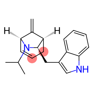 (1R,5S,7R)-7-(1H-Indol-3-ylmethyl)-8-methylene-6-isopropyl-6-azabicyclo[3.2.1]oct-3-ene