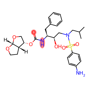 [(1R,5S,6R)-2,8-dioxabicyclo[3.3.0]oct-6-yl] N-[(2S,3R)-4-[(4-aminophenyl)sulfonyl-(2-methylpropyl)amino]-3-hydroxy-1-phenyl-butan-2-yl]carbamate