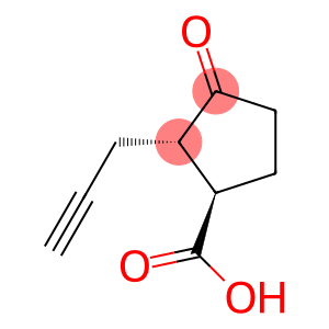 (1R,2S)-2-(2-Propyn-1-yl)-3-oxocyclopentane-1-carboxylic acid