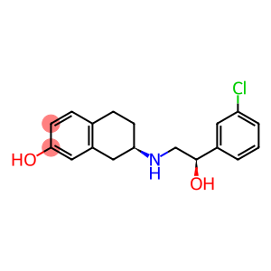 (7R)-5,6,7,8-Tetrahydro-7-[[(R)-2-hydroxy-2-(3-chlorophenyl)ethyl]amino]naphthalen-2-ol