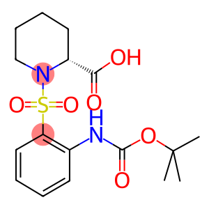 (R)-1-(2-TERT-BUTOXYCARBONYLAMINO-BENZENESULFONYL)-PIPERIDINE-2- CARBOXYLIC ACID