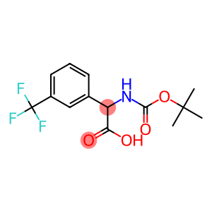 (2R)-[(tert-butoxycarbonyl)amino][3-(trifluoromethyl)phenyl]ethanoic acid