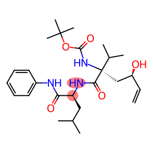 (R,S)-N-T-BOC-ALPHA-(2-HYDROXY-3-BUTENYL)-L-VALINYL-L-LEUCINYL ANILIDE